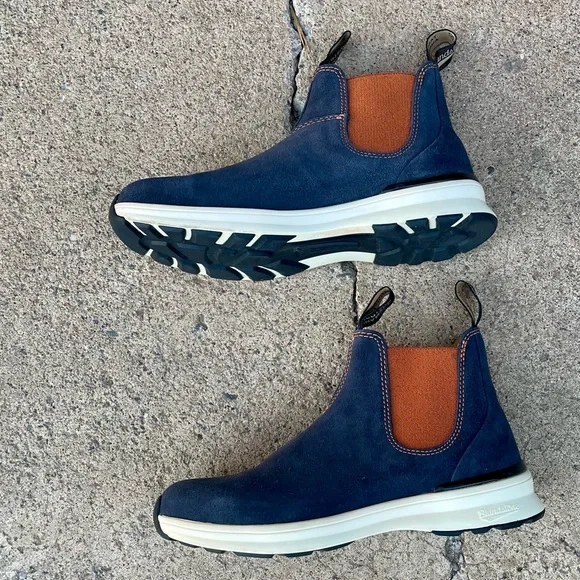 Blundstone Active Boots in Navy/Burnt Orange Size US  7 mens/9 women’s - Picture 3 of 8